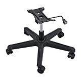 Yoogu 350 Pounds Heavy Duty Gaming Office Chair Replacement Base 28' Swivel Chair Base with Bottom Plate Stand Cylinder and Casters