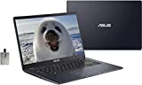 2022 ASUS 14' HD Laptop, Intel Celeron N4020 Processor, 4GB RAM, 64GB eMMC Flash Memory, Intel HD Graphics 500, HD Webcam, Stereo Speakers, Black, Windows 11S, 32GB Snowbell USB Card