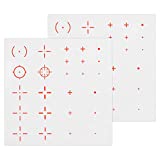 Cosmos 50 Pcs Games Fast Scope Monitor Decal No Scope TV Decal Aim Sight Assist Shooting Target Stickers Decals for FPS Video Games TV Monitor and Mobile Phone