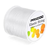 Paxcoo 1mm Elastic Bracelet String Cord Stretch Bead Cord for Jewelry Making and Bracelet Making