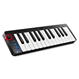 USB MIDI Keyboard Controller 25-Key, Donner N-25 with Velocity-Sensitive Mini Keys & Light-up Rocker and Music Production Software Included, for Mac/ PC, Small MIDI Keyboard with 40 Free Courses