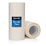 12' x 300' Roll of Paper Transfer Tape for Vinyl, Made in America, Premium-Grade Transfer Paper for Vinyl with Layflat Adhesive for Cricut Vinyl Crafts, Decals, and Letters