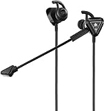 Turtle Beach Battle Buds In-Ear Gaming Headset for Mobile & PC with 3.5mm, Xbox Series X, Xbox Series S, Xbox One, PS5, PS4, PlayStation, Switch – Lightweight, In-Line Controls - Black/Silver