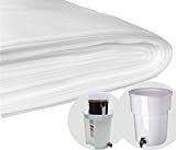 50 Pack Commercial Cold Brew Coffee Filters, 20' x 20' Fits Toddy 5-Gallon Commercial System, Brew 5 Lbs Ground Coffee