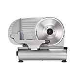 Weston Electric Meat Cutting Machine, Deli & Food Slicer, Adjustable Slice Thickness, Non-Slip Suction Feet, Removable 9' Stainless Steel Blade, Easy to Clean