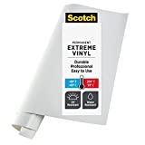 Scotch Extreme Premium Vinyl, 12 x 24 in, Perfect For Outdoor and Automotive Projects, Holds Securely Under the Toughest Conditions, White (VIN-EX-WHT)