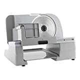 Chef'sChoice Electric Meat Slicer with Stainless Steel Blade Features Slice Thickness Control and Tilted Food Carriage Easy Clean, 7-Inch, Silver