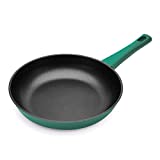 Sakuchi Nonstick Frying Pan 11 Inch, Skillet Non Stick for Induction Cooktop, Cooking Pan with Bakelite Handle, Green
