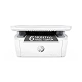 HP LaserJet MFP M140we All-in-One Wireless Black & White Printer with HP+ and Bonus 6 Months Instant Ink (7MD72E)