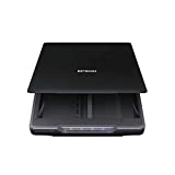 Epson Perfection V39 Color Photo & Document Scanner with Scan-To-Cloud & 4800 Optical Resolution, Black