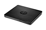 HP External Portable Slim Design CD/DVD RW Write/Read Drive, USB, Black (F2B56AA)