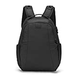 Pacsafe Metrosafe LS350 15 Liter Anti Theft Laptop Daypack / Backpack - with Padded 13' Laptop Sleeve, Adjustable Shoulder Straps, Patented Security Technology, Black