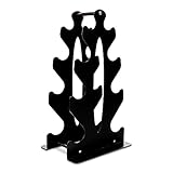Dumbbell Rack, Stand Only, 4 Tier Weight Rack for Dumbbells Weighing Up To 15 lb Each - 14.60 Inches Tall by 7.90 Inches Wide Dumbbell Storage Rack, Dumbellsweights Rack for Home Gym Storage