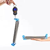 liangzhi Free Installed Mini Clothes Drying Rack Stainless Steel Foldable Portable Rack Hanger Space Saving Garment Rack Retractable Adjustable, Perfect for Business Travel, Camping, Outdoor, etc.