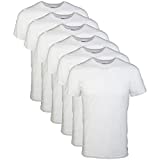 Gildan Men's Crew T-Shirts, Multipack, Style G1100, White (6-Pack), Large