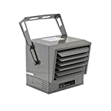 Comfort Zone CZ260ER Ceiling-Mounted Hard-Wired 240V High-Output 10,000-Watt Fan-Forced Industrial Shop and Garage Heater with Digital Thermostat and Remote Control