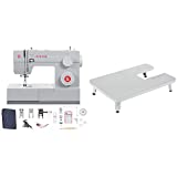 SINGER | 4423 Heavy Duty Sewing Machine, 97 Stitch Applications, Perfect For Experts & Beginners & 4411, 4423, 4432, and 4452 Mechanical Heavy Duty Sewing Machines Extension Table, Gray