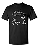 Feelin Good Tees Pull Yourself Together Man Adult Humor Graphic Funny T Shirt XL Black