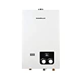 Camplux Tankless Water Heater, 2.64 GPM On Demand Instant Hot Water Heater, Propane Tankless Water Heater for Shower, White
