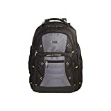 Targus Drifter II Backpack Design for Business Professional Commuter with Large Compartments, Durable Water Resistant, Hidden Zip Pocket, Protective Sleeve fits 17-Inch Laptop, Black/Gray (TSB239US)