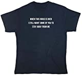 When This Virus is Over Graphic Novelty Sarcastic Funny T Shirt XL Black