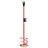 Paint & Mortar Mixer| 16' L, 3' Dia Compound, Sealer, Grout, Thinset, Plaster, Mud, Cement Mixer Stirring Paddle -Professional Paint Mixer Attachment-Zinc Plated Steel (Style# 02)