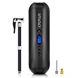 CYCPLUS Bike Tire Pump, Portable Electric Tire Inflator with 150 PSI and Auto-Stop Wireless Rechargeable Air Compressor with LED Light, Fast and Easy Inflate The Bike Motorcycle Car Balls, etc.
