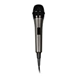 Singing Machine SMM-205 Unidirectional Dynamic Karaoke Microphone with 10 Ft. Cord, Black, One Size