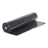 Farm Plastic Supply - Black Plastic Sheeting - 10 mil - (10' x 100') - Black Plastic Tarp, Polyethylene Vapor Barrier Plastic Sheeting, Black Painters Tarp, Roll of Heavy Duty Plastic
