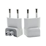 WESAPPINC Pack of 2 Duckhead Europe Wall Charger AC Cord EU Standard Duck Head Plug for MacBook Mac iBook/iPhone/iPod AC Power Adapter (EU Standard)