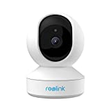 REOLINK Wireless Security Camera, E1 3MP HD Plug-in Indoor WiFi Camera for Home Security/Baby Monitor/ Pets, Micro SD Card Storage, Pan Tilt, Night Vision, Works with Alexa/Google Assistant