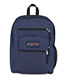 JanSport Big Student Backpack-School, Travel, or Work Bookbag-with 15-Inch-Laptop Compartment, Navy, One Size
