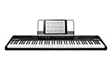 Alesis Recital – 88 Key Digital Piano Keyboard with Semi Weighted Keys, 2x20W Speakers, 5 Voices, Split, Layer and Lesson Mode, FX and Piano Lessons
