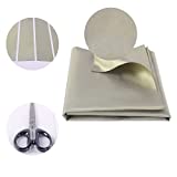 Faraday Fabric, Faraday Cage, Faraday Cloth Kit Includes 44'W x 36'L Fabric + 36'L Tape + Scissors