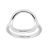 Silpada High-Polished .925 Sterling Silver Ring for Women, Jewelry Gift Idea, Karma, Size 7