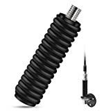 Marketty SS-3H CB Antenna Spring, Stainless Steel Heavy Duty CB Radio Antenna Mount Spring, Spring to Fit Mobile/in-Vehicle CB Radio Antenna Mount Up to 60' Long and 3/8' X 24 Thread (Black)