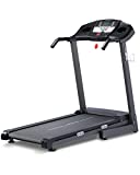 ECHANFIT Treadmill with 12% Auto Incline, 2.5 HP Electric Running Machine with 8.5 MPH Max Speed 15 Preset Programs and LCD Display, Folding Treadmill for Fitness Exercise at Home Gym