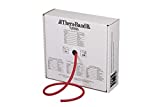 THERABAND Resistance Tubes, Professional Latex Elastic Tubing, Upper & Lower Body, Core Exercise, Physical Therapy, Lower Pilates, At-Home Workouts, & Rehab, 100 Foot, Red, Medium, Beginner Level 3