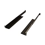 NavePoint Universal 1U Rack Mount 4-Post Shelf Rail for Dell Compaq IBM HP APC - 33.5 Inches deep