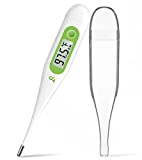 Oral Thermometer for Adults and Kids, Digital Fever Thermometer for Baby, Medical Grade, Easy Read, Rectum Armpit Infant Thermometer for Home, Indoor, Outdoor