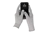 DefenderShield EMF Radiation Protection Computer Gloves - Use with Touch Screens, Keyboards, Tablets, Laptops and Cell Phones (One Large Pair)