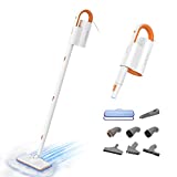 Newbealer Steam Mop & Detachable Handheld Cleaner, 250ml 1200W Powerful Cleaning Machine, 3 Adjustable Levels, Suitable for Carpet, Laminates, Hardwood, Tiles, Car