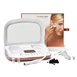 Trophy Skin MicrodermMD - At Home Microdermabrasion Kit - Anti Aging and Acne Treatment - Contains Real Diamond and Pore Extractor Tips to Rejuvenate Skin and Reduce Acne Scars - White