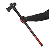 INTERTOOL 36-inch Splitting Maul, Heavy Wood Splitter Axe, 6 lb / 2500 g, Shock Absorbing Fiberglass Anti-Slip Handle with Blade Cover HT-0273