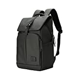 COTS Laptop Backpack for Work, Unisex Business Travel Backpack Fits 15.6 Inch Slim Notebook, Water Resistant College School Bookbag, Fashion Casual Daypack Gifts for Men & Women, Black