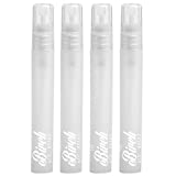 Birch Mini Portable Mist Empty Spray Mister for Personal Beauty Care or Craft 10ml (white 4 pk)