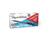 Paper Mate Flexgrip Ultra Stick Medium Point Ballpoint Pen, 12-Count