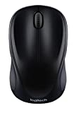 Logitech M317 Wireless Mouse, 2.4 GHz with USB Receiver, 1000 DPI Optical Tracking, 12 Month Battery, Compatible with PC, Mac, Laptop, Chromebook - Black