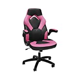 OFM ESS Collection Racing Style Bonded Leather Gaming Chair, in Pink (ESS-3085-PINK)