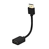 VCE HDMI Extension Cable Male to Female Adapter Short HDMI Extender Support 4K 3D Compatible with Google Chrome Cast, Roku Stick, HDTV, Laptop and PC